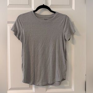 Madewell Heather Gray Crew Neck Tee